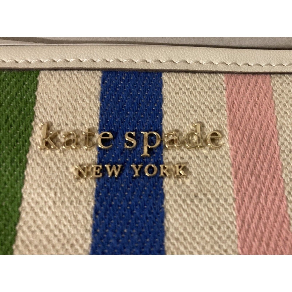 Kate Spade New York Market Breezy Stripe Tote Parchment Multi NEW - Picture 5 of 8